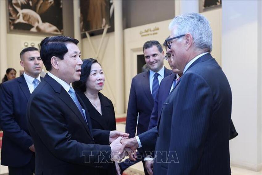 Chủ tịch nước Lương Cường và Phu nhân thăm bảo tàng Gamal Abdel Nasser