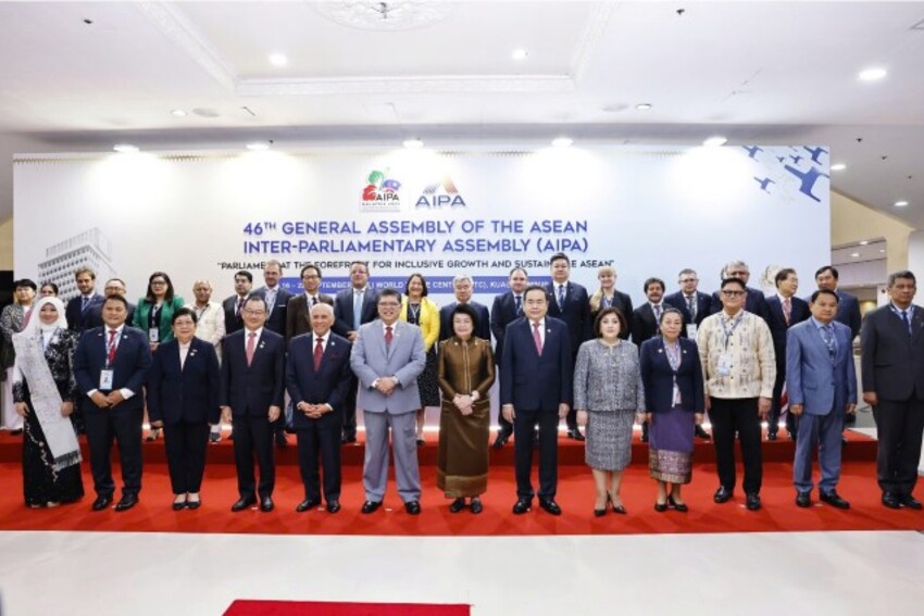 Chủ tịch AIPA-46 tiếp các Trưởng đoàn Nghị viện thành viên