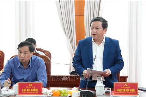 Đoàn Kiểm tra, giám sát của Bộ Chính trị làm việc với Ban Thường vụ Tỉnh ủy Đắk Lắk