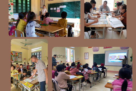 Trường PTDT bán trú Tiểu học Nậm Lúc học và làm theo Bác